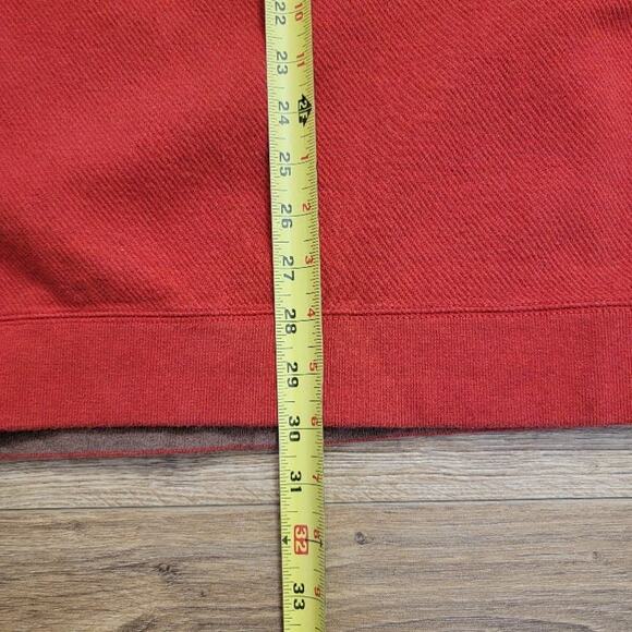 Tommy Bahama Sweater Pullover Men's Fishing Marlin Large Long Sleeve Red Orange - Picture 10 of 11